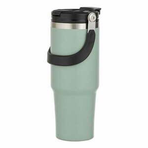 Zsályaszínű rozsdamentes acél utazó ivópalack 1 l Eco – Ladelle kép