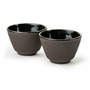 Borvörös öntöttvas csésze szett 2 db-os 100 ml Xilin – Bredemeijer kép