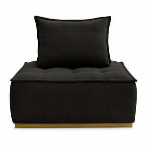 Fekete zsenília fotel Elisa – Bobochic Paris kép