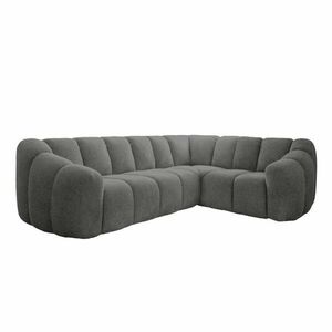 Szürke sarokkanapé (jobb oldali-L alakú) Shell – Miuform kép