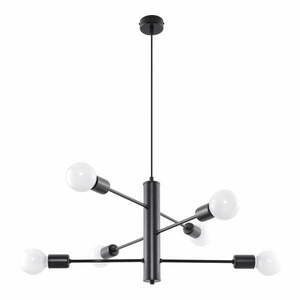 Donato 6 fekete mennyezeti lámpa - Sollux kép