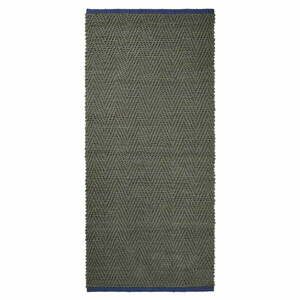 Sötétzöld juta futószőnyeg 70x150 cm Notes – Mette Ditmer Denmark kép