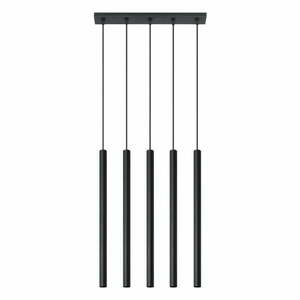 Fideus fekete függőlámpa, hosszúság 45 cm - Sollux kép