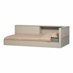 Szürke-bézs borovi fenyő egyszemélyes ágy ágyrács nélkül 90x200 cm Carter – WOOOD kép