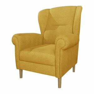 Sárga füles fotel Swan – Ropez kép