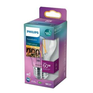 Philips SceneSwitch E27 LED lámpa 7.5W izzószálas izzószál kép