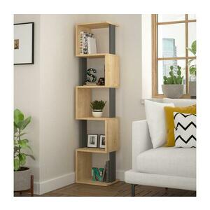 PIRI könyvtár 161x35 cm barna/antracit színben 855DTE3704 kép