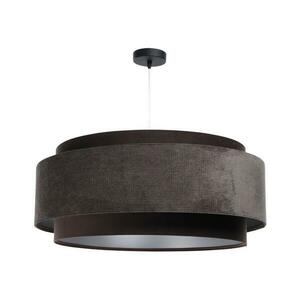 Csillár zsinóron DOBLO 1xE27/60W/230V á. 60 cm barna/ezüst DUM kép