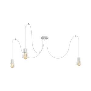 Csillár zsinóron TUBE 3xE27/15W/230V pók fehér W kép