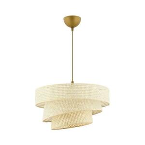 Zsinóros függőlámpa COUPER 1xE27/60W/230V krémszínű 390FLH2419 kép