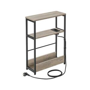 Euziel Oldalsó asztal beépített konnektorral és USB kép