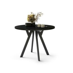 Mazzoni ARTUR kihúzható étkezőasztal fekete 5903631916724 kép