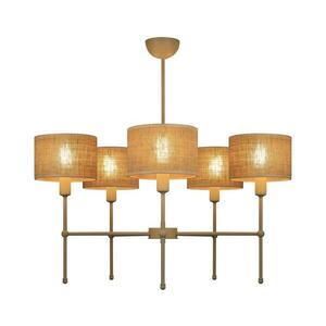 MADELA rudas csillár 5xE14/40W/230V juta/bézs 0247 kép