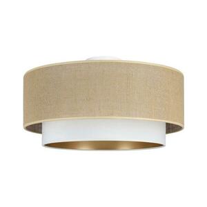 Mennyezeti lámpatest SARTA 1xE27/60W/230V, Ø 45 cm, fehér/juta H0188 kép