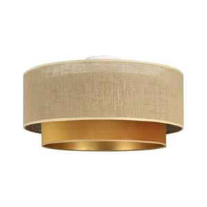 Mennyezeti lámpa SARTA 1xE27/60W/230V átm. 45 cm réz/juta H0194 kép