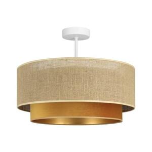 Plafonra szerelhető csillár SARTA 1xE27/60W/230V réz/juta H0195 kép