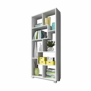 Többfunkciós könyvespolc, fehér - SANDON - Butopêa kép