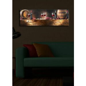 LED-es megvilágítású vászon falikép, többszínű - - Butopêa kép