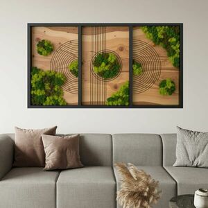 Matrica Triptichon - Moha szigetek és geometrikus harmónia kép