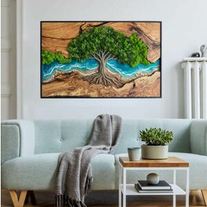Téglalap alakú matrica Életfa - Origin at Turquoise Bay kép
