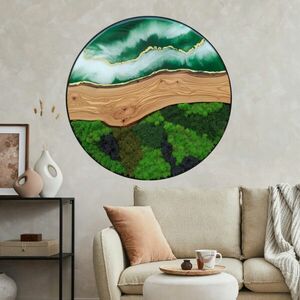 Kerek moha matrica - Zöld félsziget az Epoxid-öbölben kép