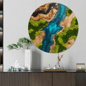 Moha fa matrica - Mintás kék epoxi jelenlegi kép