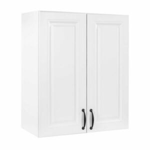 Kétajtós faliszekrény, 60/72 cm, fehér - LAC DES SIGNES - Butopêa kép