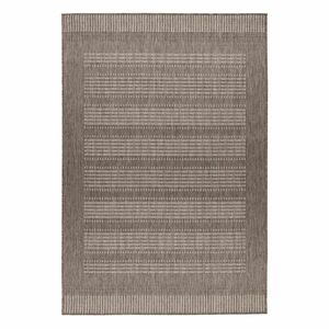 Szőnyeg, csíkos, kül- és beltéri, barna, 120x170 cm - DORELAN - Butopêa kép