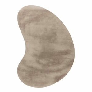 Szőnyeg, csepp alakú, világosbarna, poliészter, 160x230 cm - TOUDOU - Butopêa kép