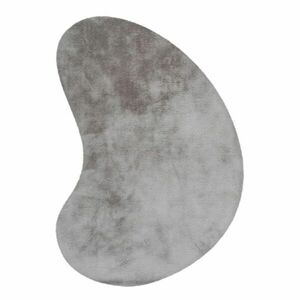 Szőnyeg, csepp alakú, ezüst, poliészter, 160x230 cm - TOUDOU - Butopêa kép