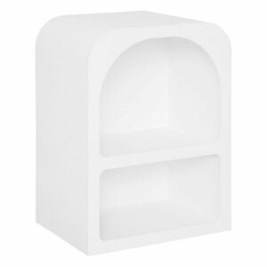 Éjjeliszekrény, fa, fehér - TROGLODYTE - Butopêa kép