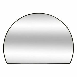 Fali tükör, fekete fém kerettel, 90x65 cm - DEMI-LUNE - Butopêa kép