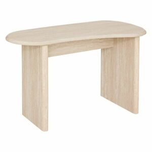 Íróasztal, íves, mészkő hatású, fa - COLONE - Butopêa kép