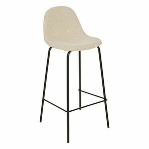Bárszék szövet - fém, 73 cm krém, fekete - VLADO - Butopêa kép