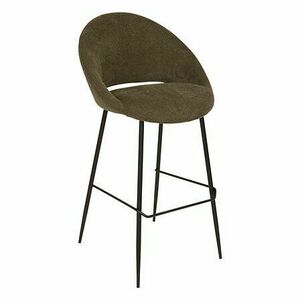 Bárszék szövet - fém, 73 cm bézs, fekete - TRANSO - Butopêa kép