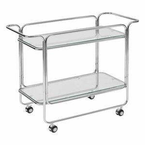 Zsúrkocsi, kétszintes, fém, üveg - ROULOU - Butopêa kép