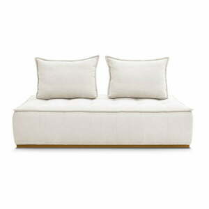 Fehér zsenília kanapé 175 cm Elisa – Bobochic Paris kép