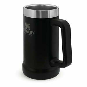 Fekete rozsdamentes acél termobögre 700 ml The Big Grip Beer Stein Black – Stanley kép