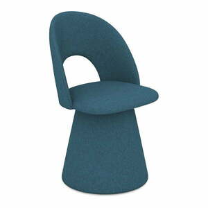 Kék kárpitozott étkezőfotel Kalo – Makamii kép