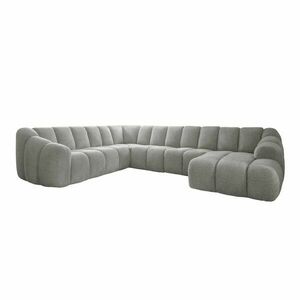 Világosszürke sarokkanapé (bal oldali-U alakú) Shell – Miuform kép