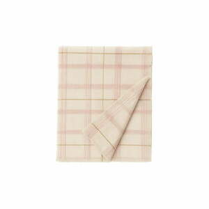 Világos rózsaszín pamut gyerek ágytakaró 140x200 cm Tartan Rose – Lorena Canals kép