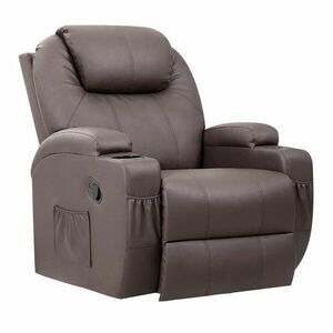 Masszázsfotel, barna kép