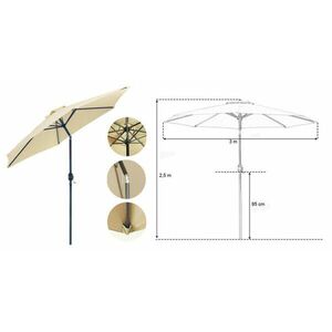 Dönthető, nagy méretű napernyő kép