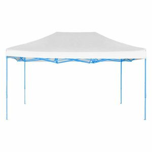 Összecsukható kerti pavilon több típusban-2, 9x4, 25 méteres-fehér-pavilon kép