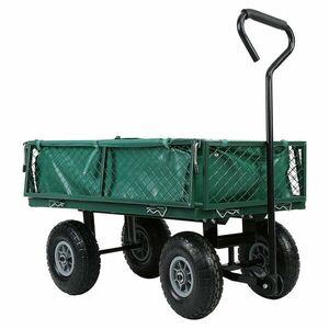 Fém kerti kézikocsi, 300 kg teherbírással kép