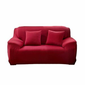 Fotel-, és kanapévédő huzat több típusban-2 személyes kanapéhoz-bordó kép