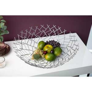 STRUCTURE ezüst gyümölcsös tál kép
