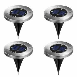 4 db kültéri, beépíthető szolár lámpa kép