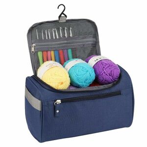 Horgoló készlet felakasztható táskában kép