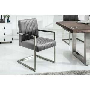 BIG ASTON szürke karfás szék kép